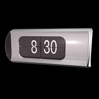 Cifra 3 Clock (1965) by Gino Valle, Massimo Vignelli, and Remigio Solari for Solari