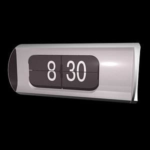 Cifra 3 Clock (1965) by Gino Valle, Massimo Vignelli, and Remigio Solari for Solari