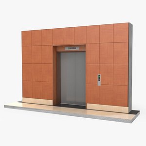 Modern Elevator with Interior