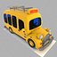 minibus bus toon 3ds