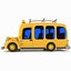 minibus bus toon 3ds