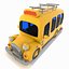 minibus bus toon 3ds