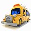 minibus bus toon 3ds