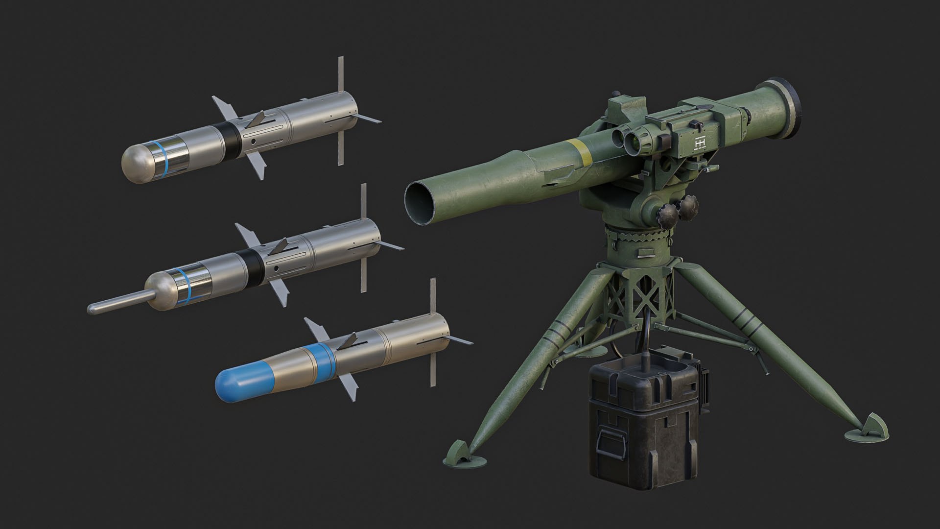 3D BGM 71 Tow Launcher - TurboSquid 2490152