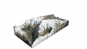 3D Ultar Sar Mountain