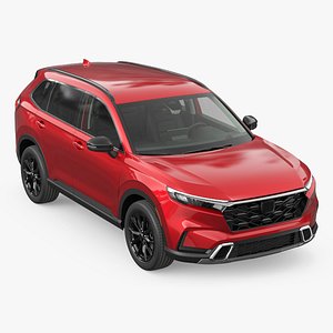 Urban SUV 2025 Red 3D model