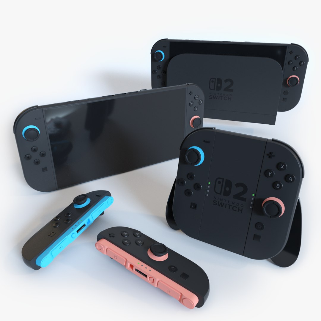 3D Detailed Nintendo Switch Controller(1) - TurboSquid 2103422