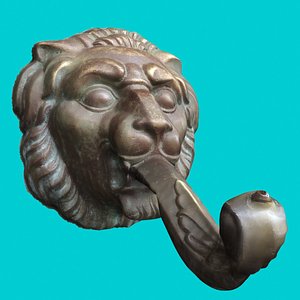 3ds sculpture faucet - lion