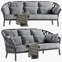 Varaschin Emma Cross sofa