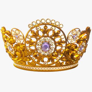 crown diadem 3D