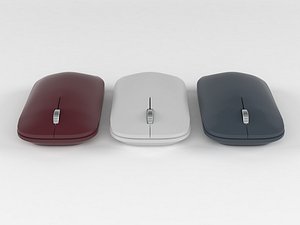 microsoft surface mobile mouse 3D model