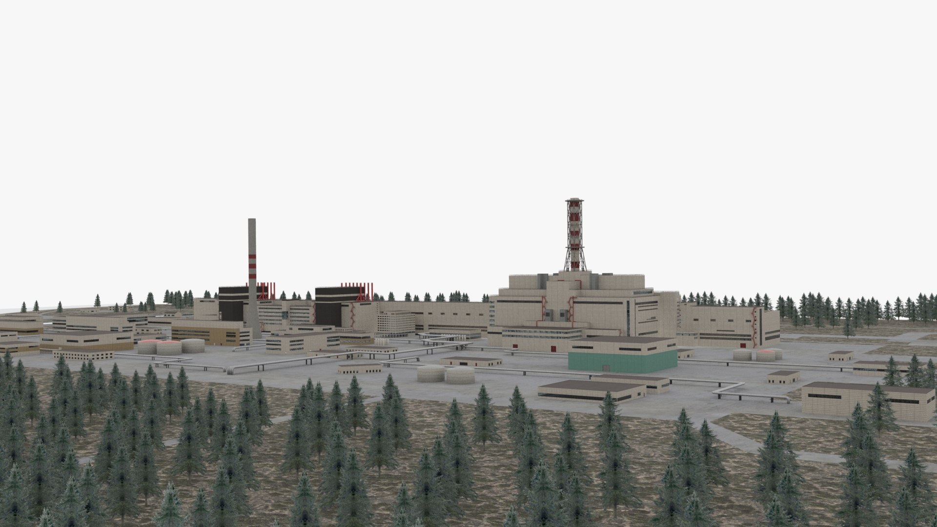 Chernobyl Reactor 3D Model - TurboSquid 2280876