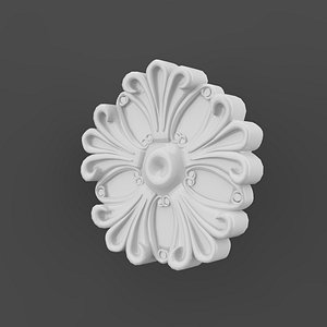 free rosette 3d model