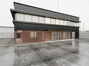 Contemporary Minimalist Commercial Building Exterior