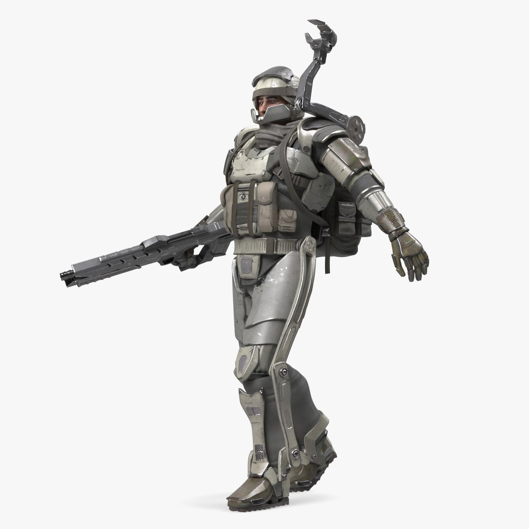 3D Future Soldier Walking Pose - TurboSquid 2161945