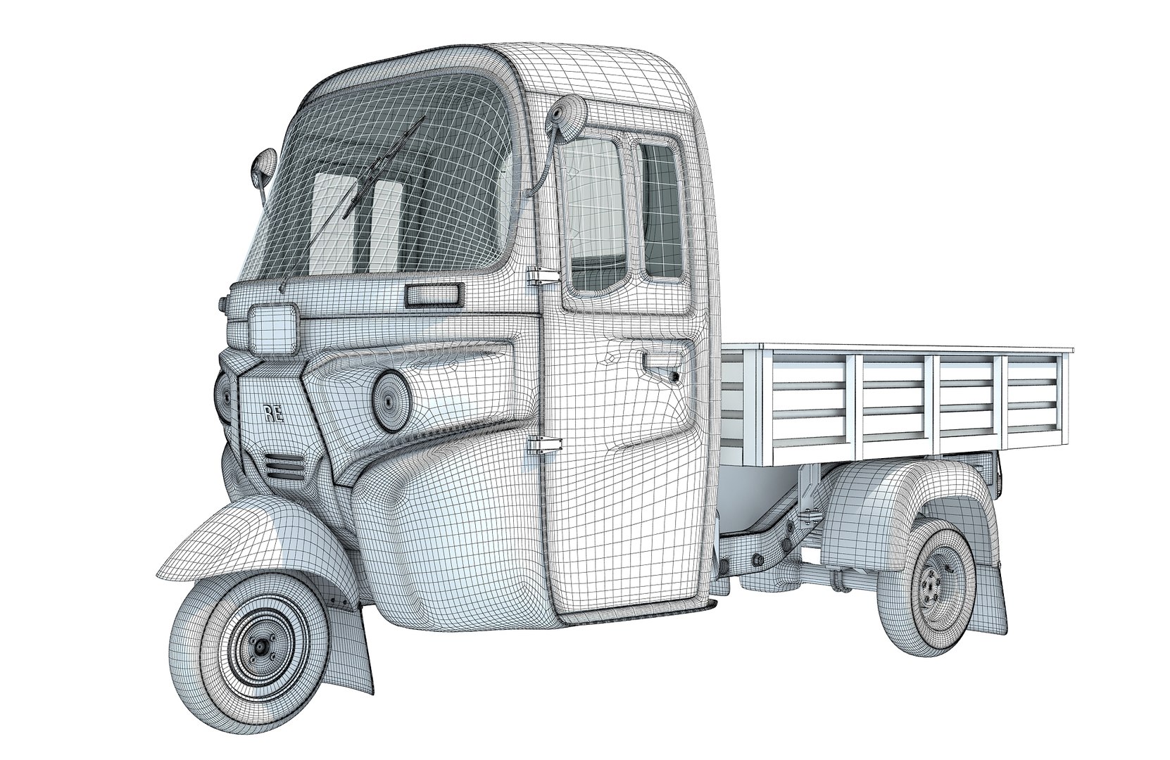3D Auto Rickshaw Mini Truck - TurboSquid 1425033