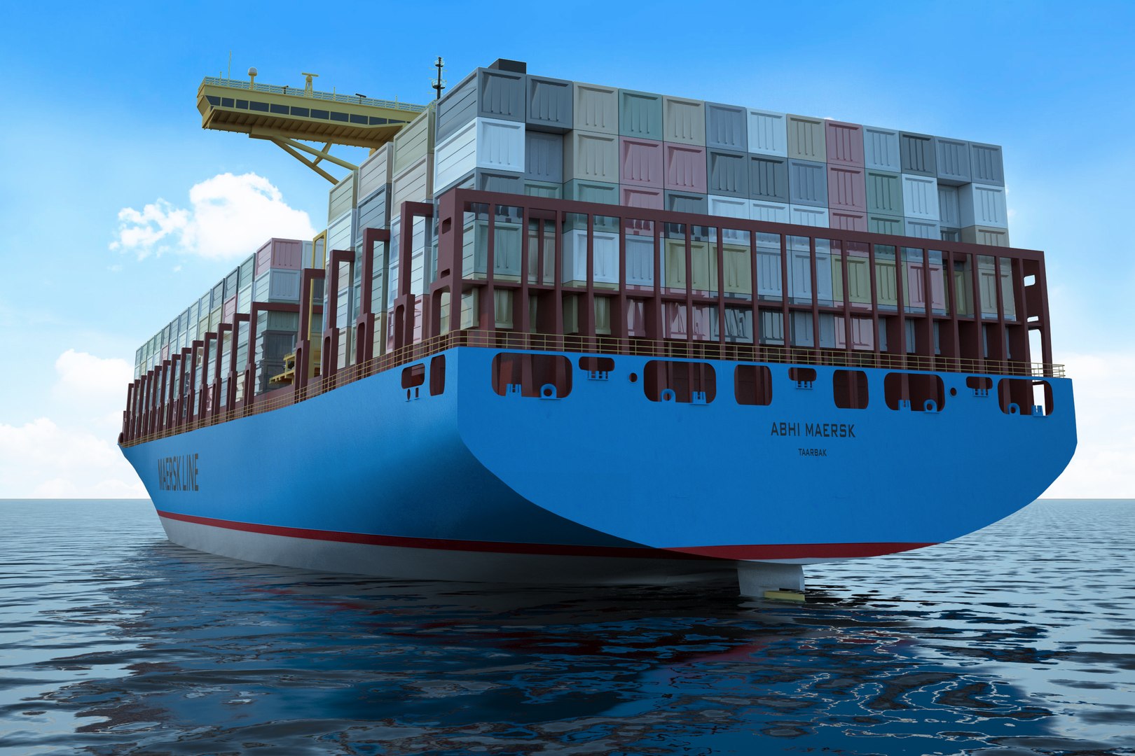 Container Ship 3D Model - TurboSquid 1328913