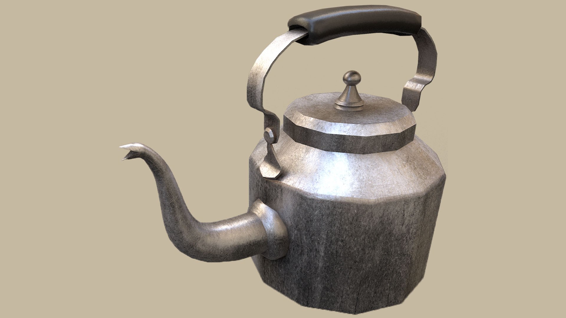 3D model Chai Kettle LP VR / AR / low-poly