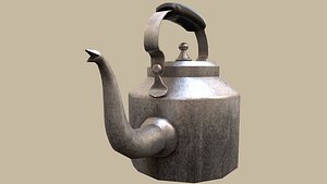 3D Indian Teapot - Tea kettle - Chai Tapri Version - Indian Kettle