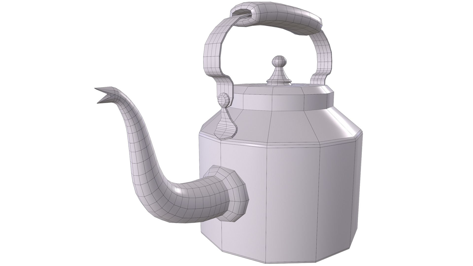 3D model Chai Kettle LP VR / AR / low-poly