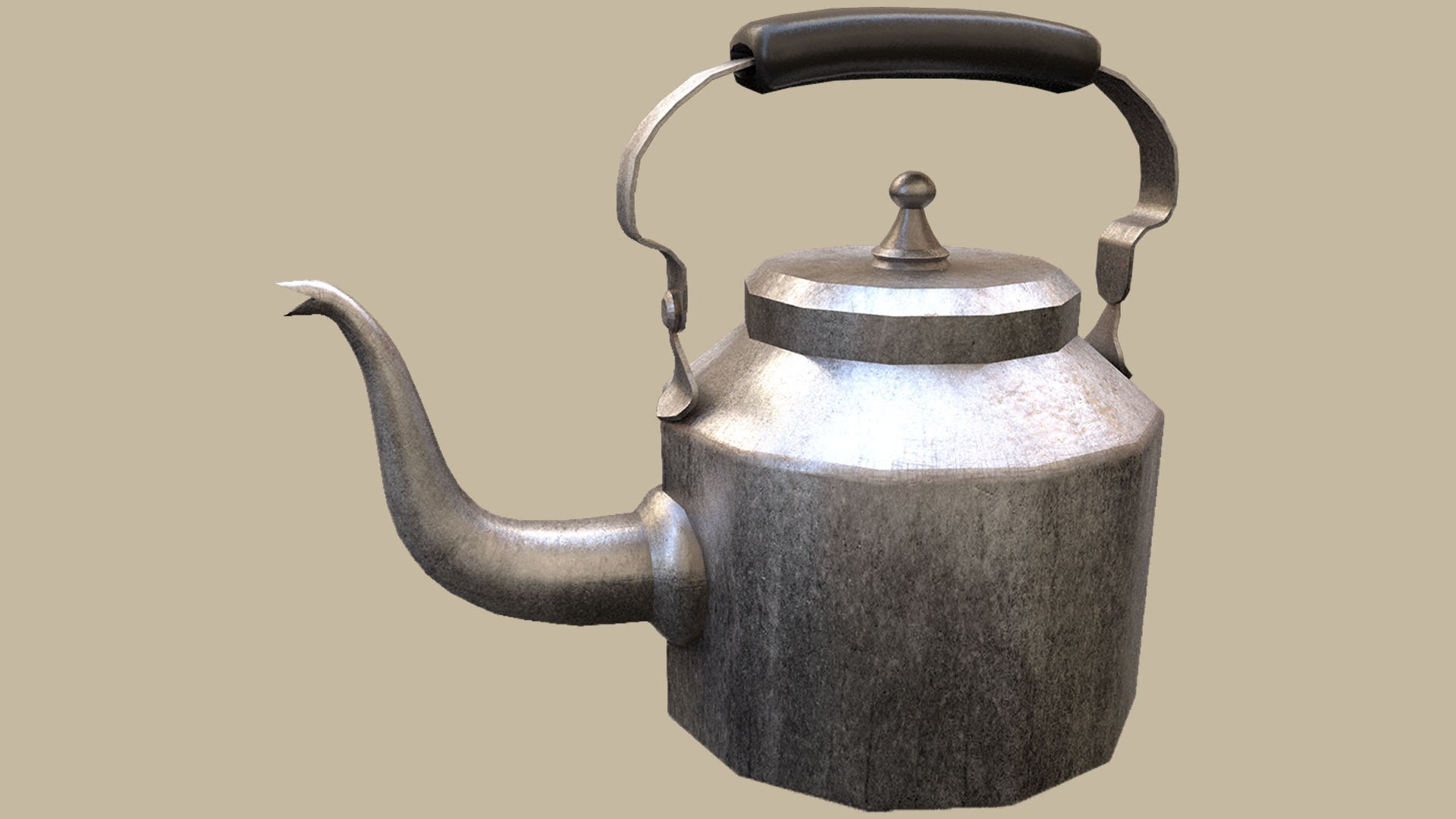 ArtStation - Indian Chai Tapri Teapot - Indian Chai Kettle