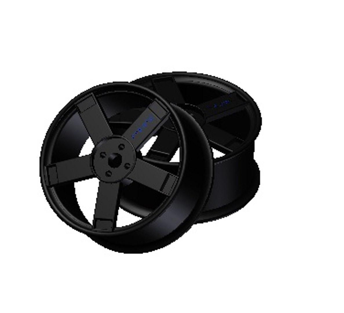 Wolf Race Rims 3d 3ds