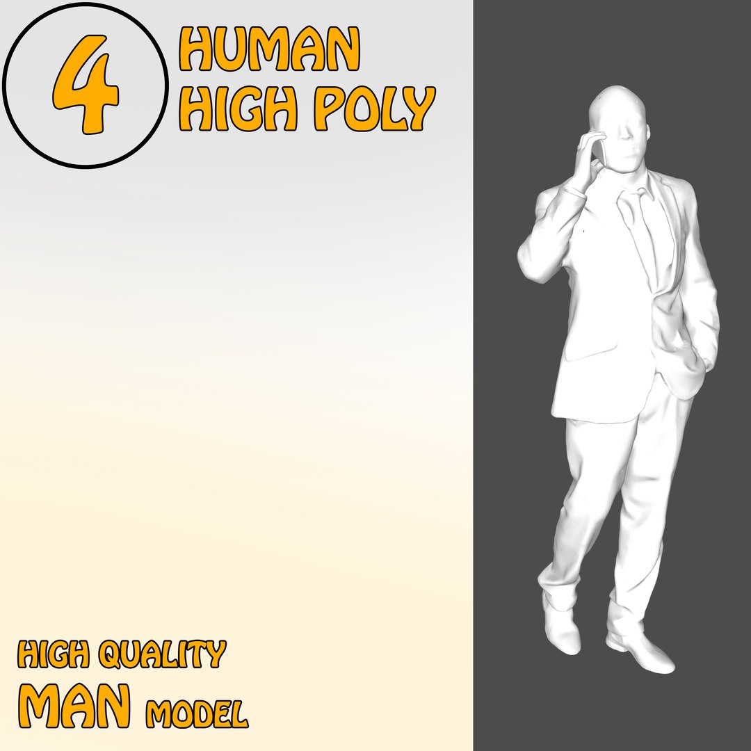 3D High Quality Human 4 3D model - TurboSquid 1814090