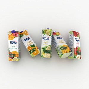 Teeba juice 200 ml 3D