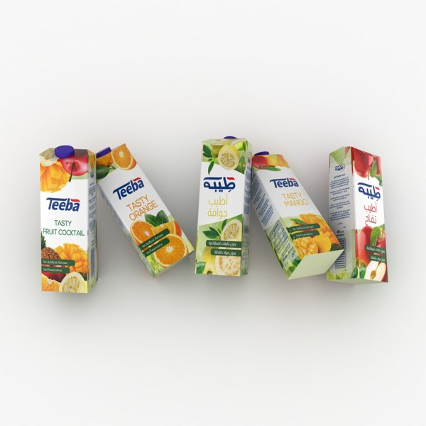 modelo 3d Teeba juice 200 ml - TurboSquid 2048781