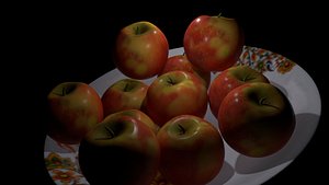 apple fruit food model