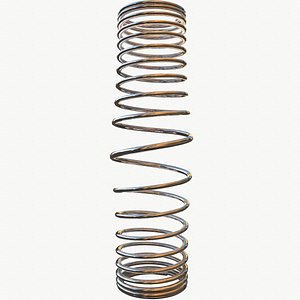 3D metal spiral spring