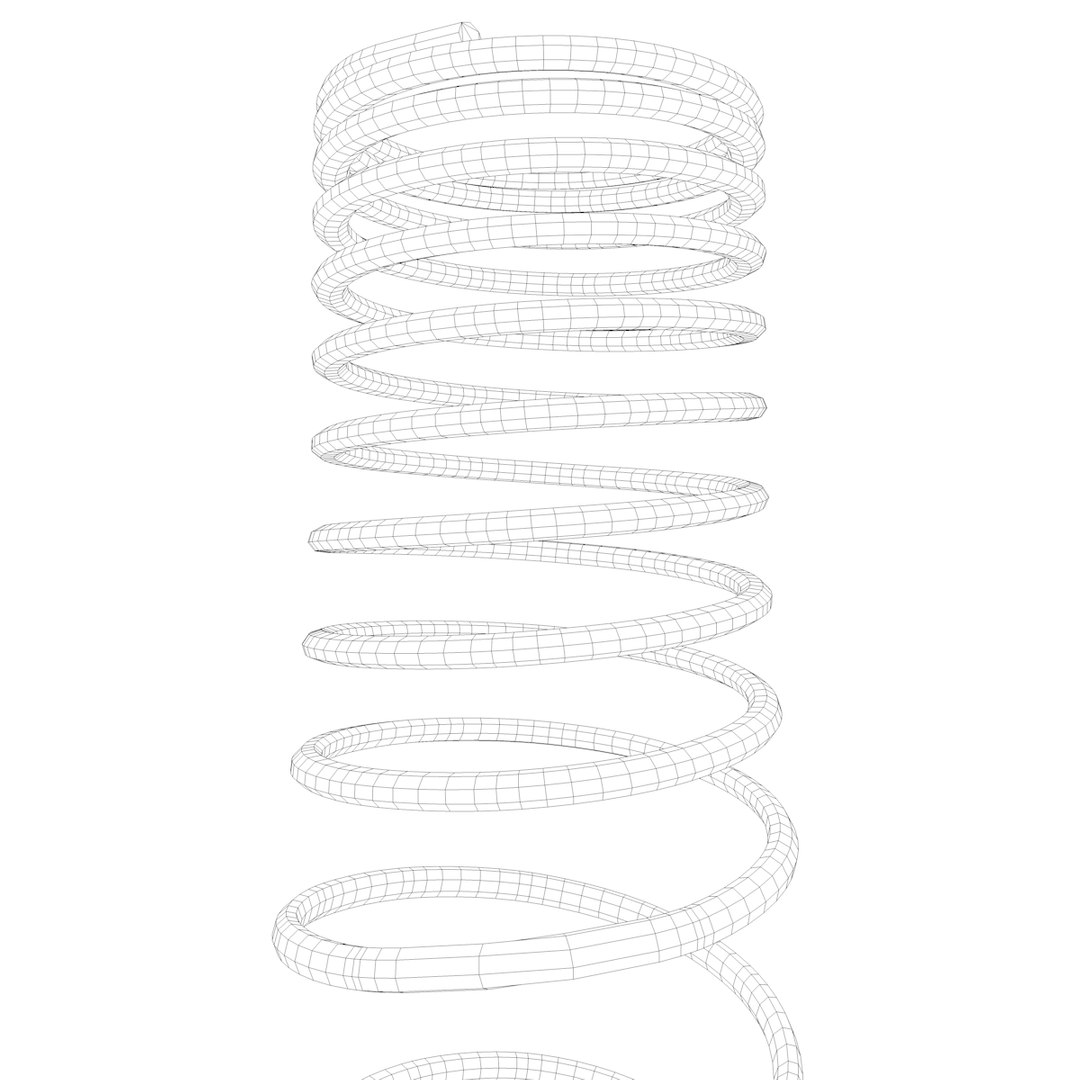 3D Metal Spiral Spring - TurboSquid 1410209