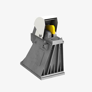 3D model saturn apollo holddown arm
