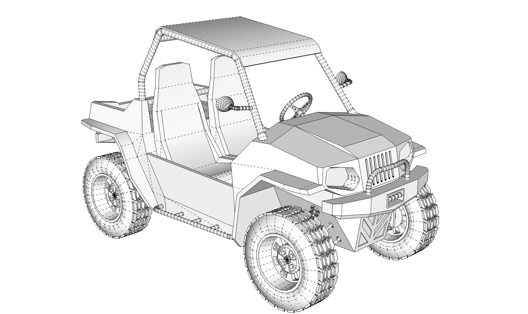 UTV Vehicle Model - TurboSquid 1921782