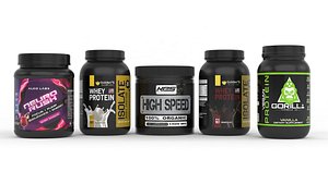 3D Protein Powder Collection model
