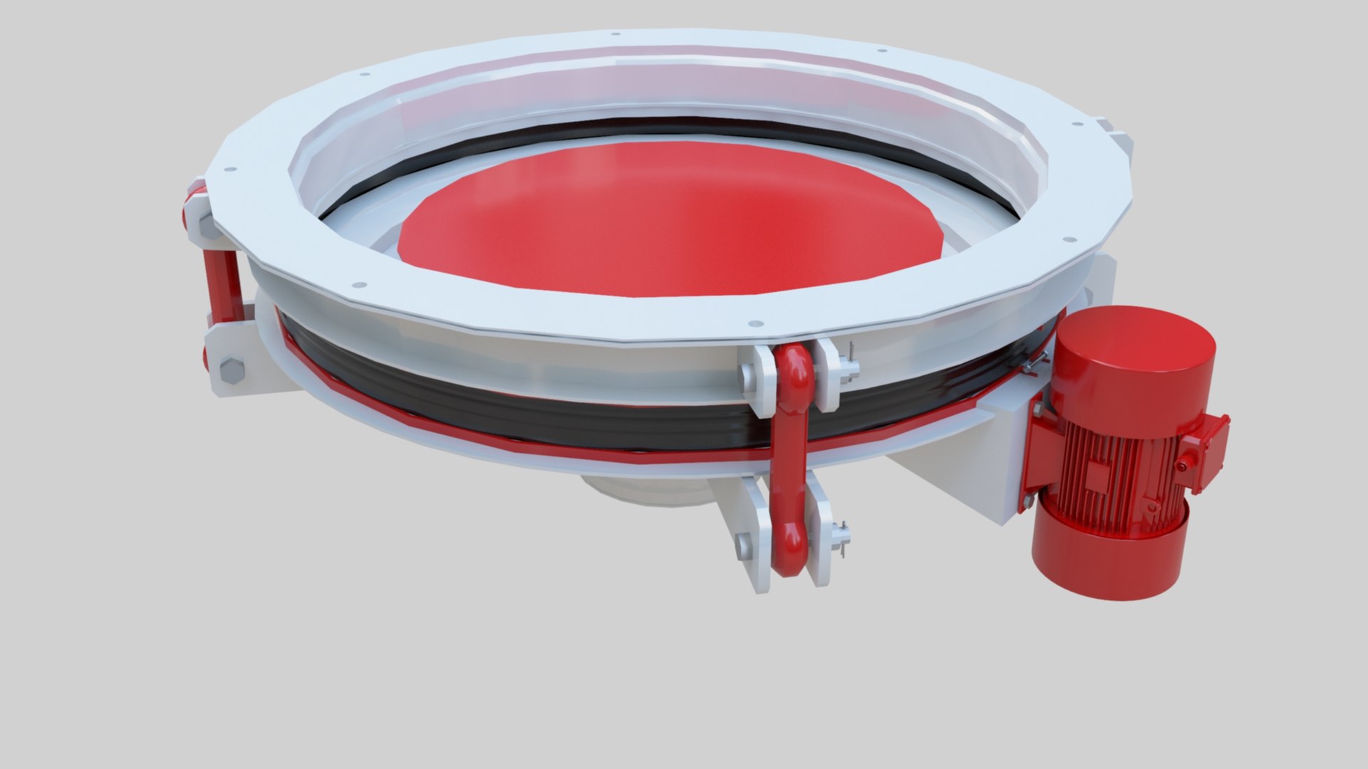 Rotoflow Silo Discharger - Wheat Grain Flour Milling Machine 3D ...