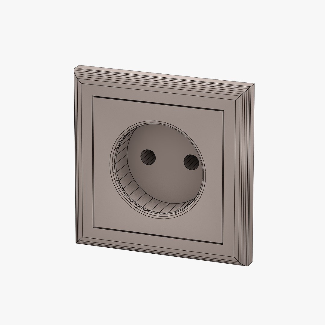 Wall Socket 3d Max