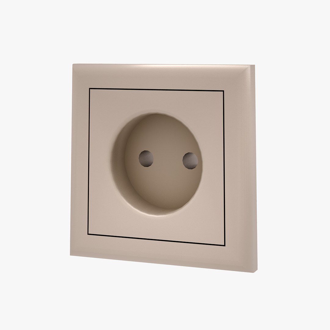 Wall Socket 3d Max
