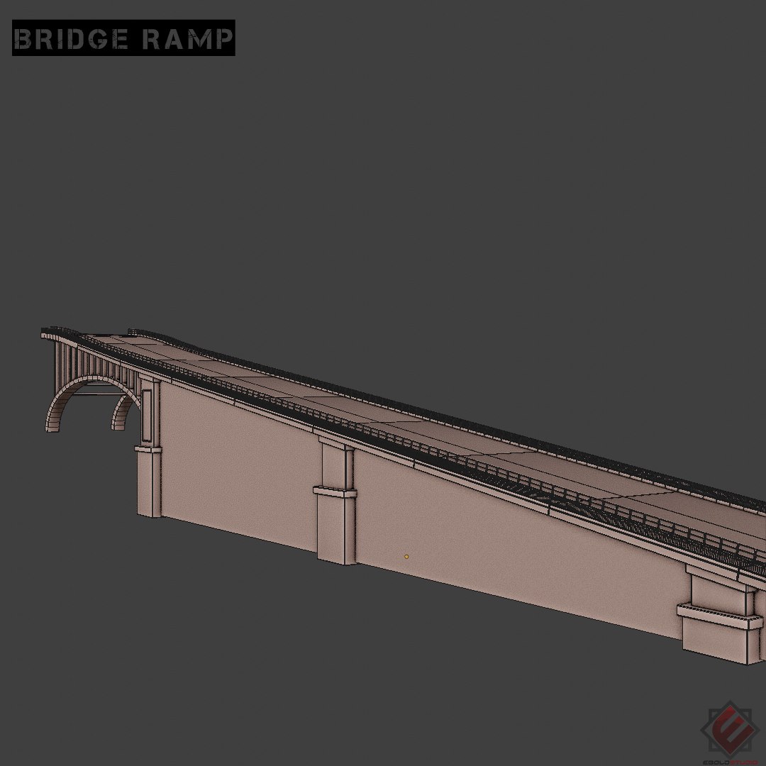 Bridge Kitbash Preset Set 3D Model - TurboSquid 1529681