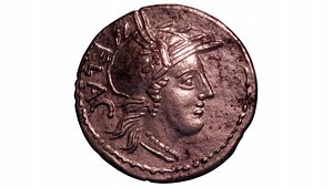 denarius rutilia 3D model