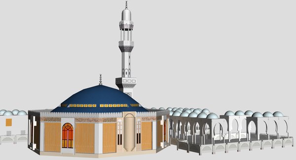 Al rahma mosque jeddah 3D model - TurboSquid 1226066