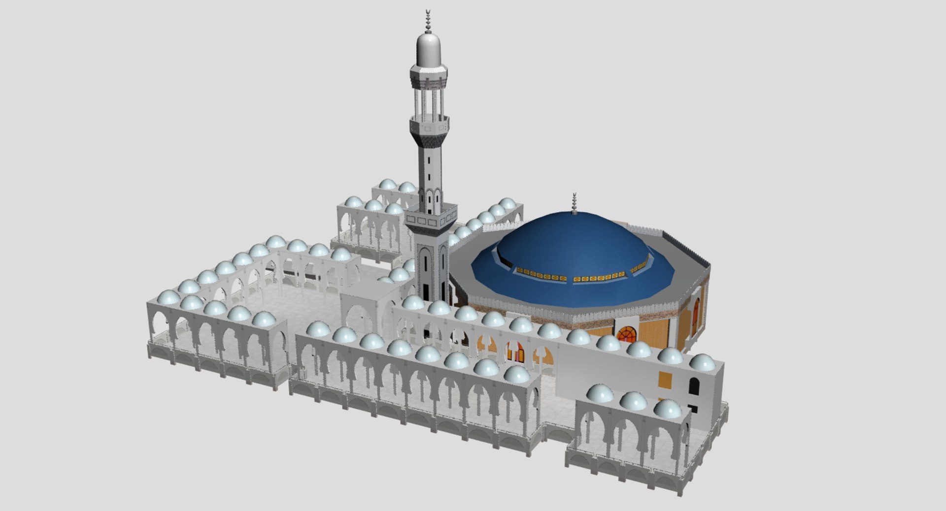 Al Rahma Mosque Jeddah 3D Model - TurboSquid 1226066