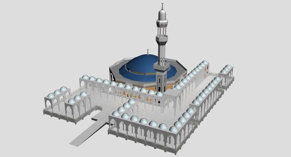 Al rahma mosque jeddah 3D model - TurboSquid 1226066