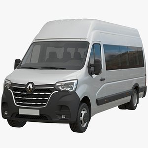 3D Renault Master 2020 Passenger Minibus MAXI