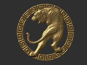tiger pendant 3D model
