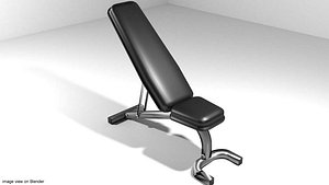 3ds max exercise press bench
