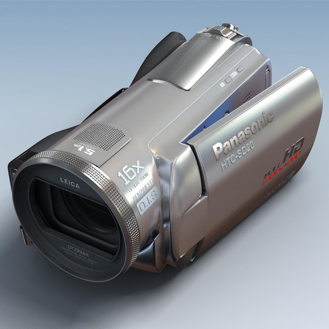 Vhbw Batteria Per Videocamera Panasonic HDC-SD100, HDC-SD20, HDC-SD200 – 1000mAh, 7,2V, Li-Ion Con Infochip