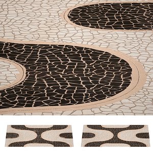 Mosaic paving stones