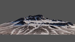8K Detailed Mountain Landscape 3D model