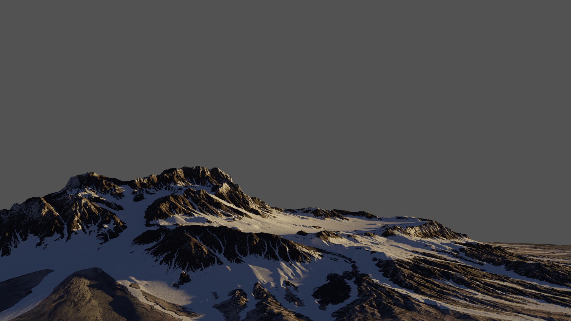 8K Detailed Mountain Landscape 3D Model - TurboSquid 1809235